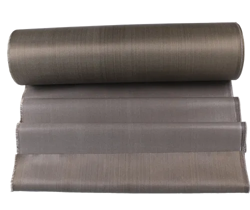 Basalt-coated fabric