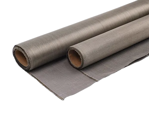 Basalt-coated fabric