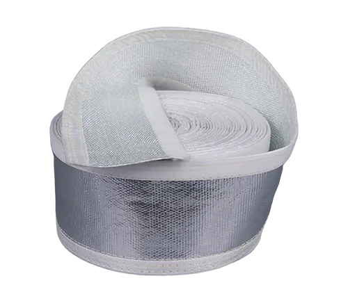 Snap-on Aluminum Foil Fiberglass Sleeve